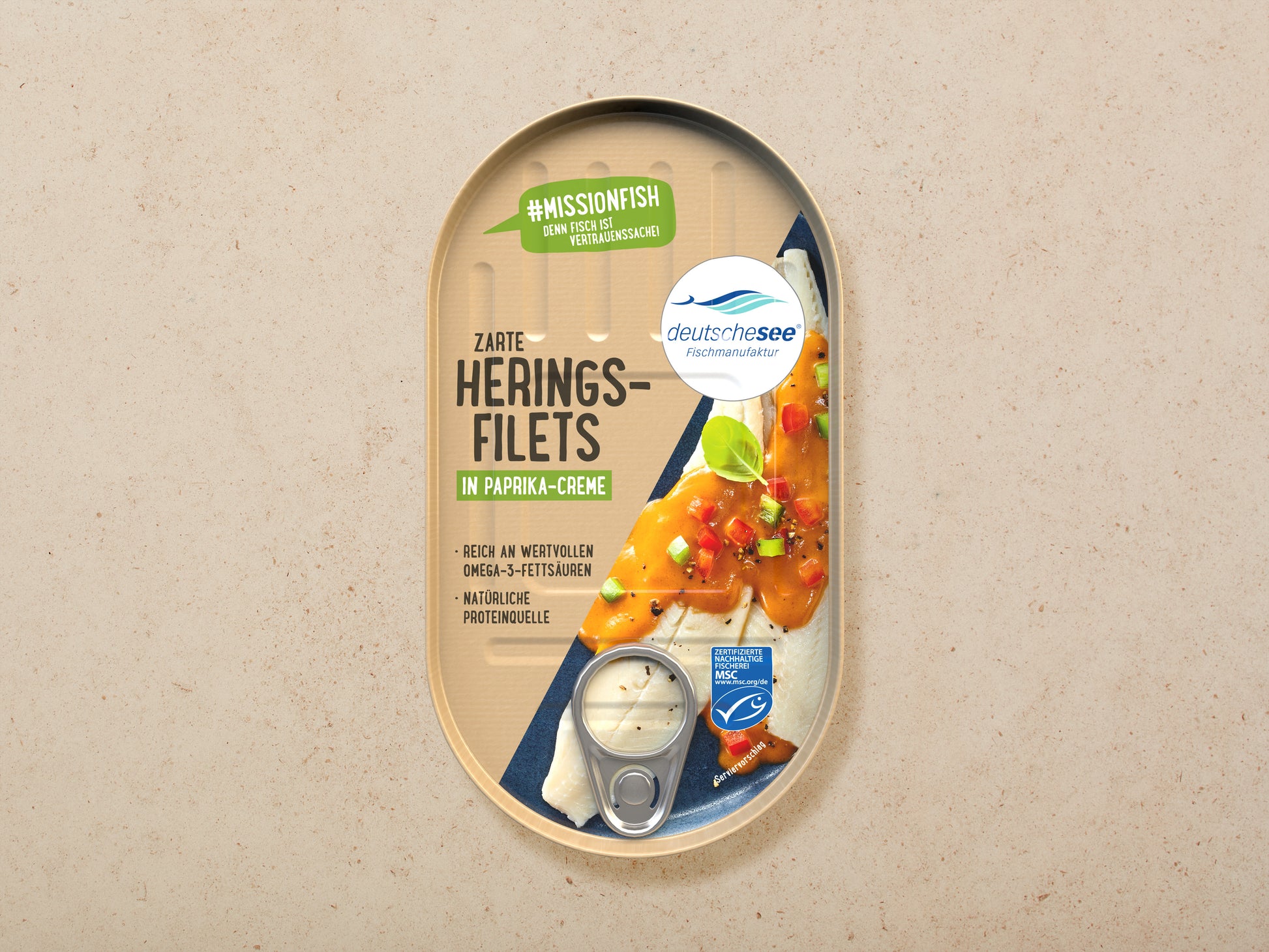 DEUTSCHE SEE Heringsfilets in Paprikacreme 200g - Panda-Panda Asia Shop by JEN