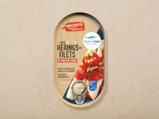 DEUTSCHE SEE Heringsfilets in Tomatencreme 200g - Panda-Panda Asia Shop by JEN