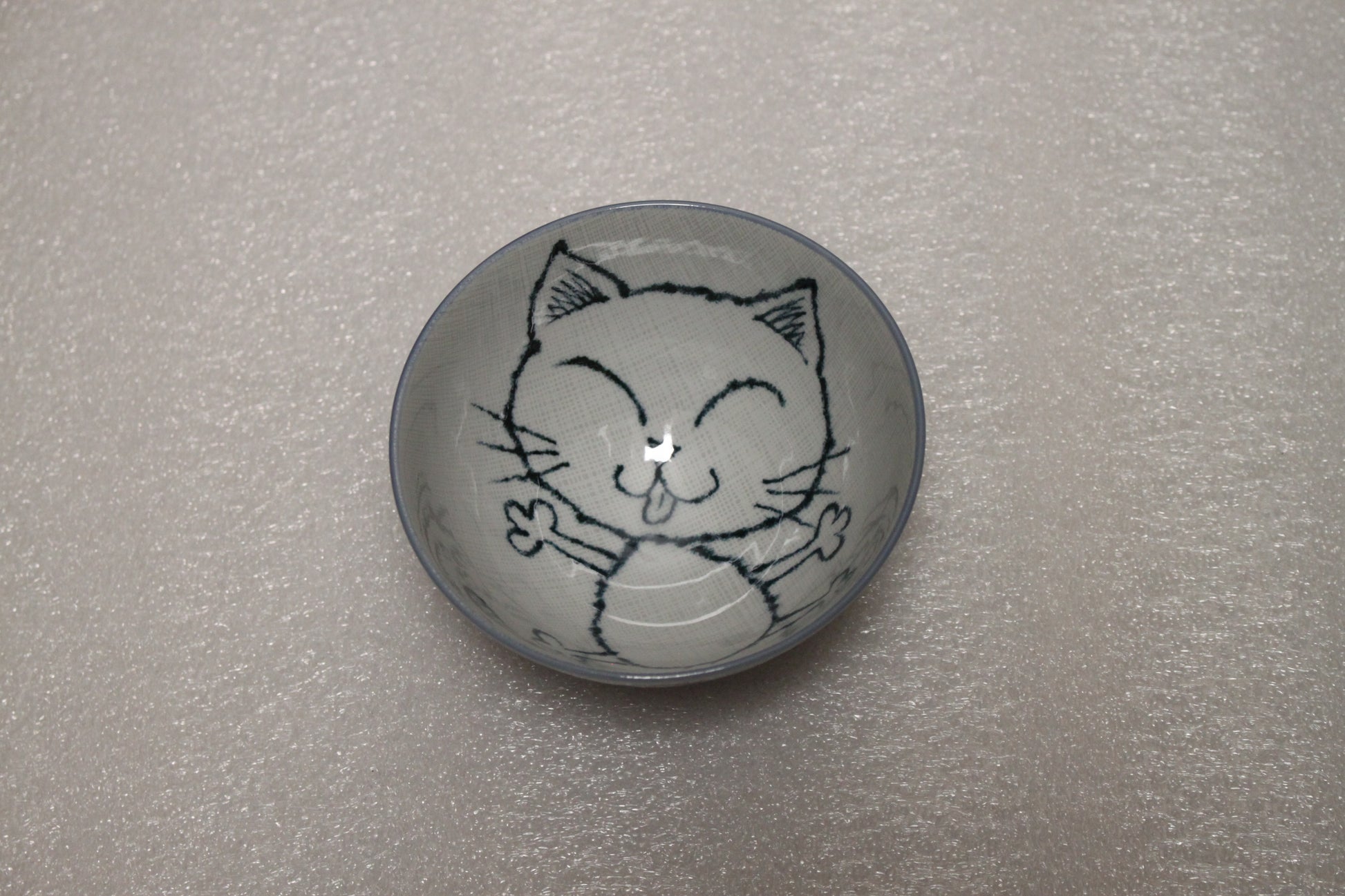 TOKYO DESIGN STUDIO Kawaii Schüssel, Reiskatze Blau (300 ml)