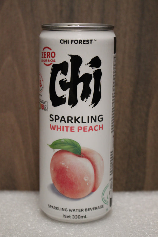 CHI FOREST Sprudelwasser Weißer Pfirsich Dose 330g
