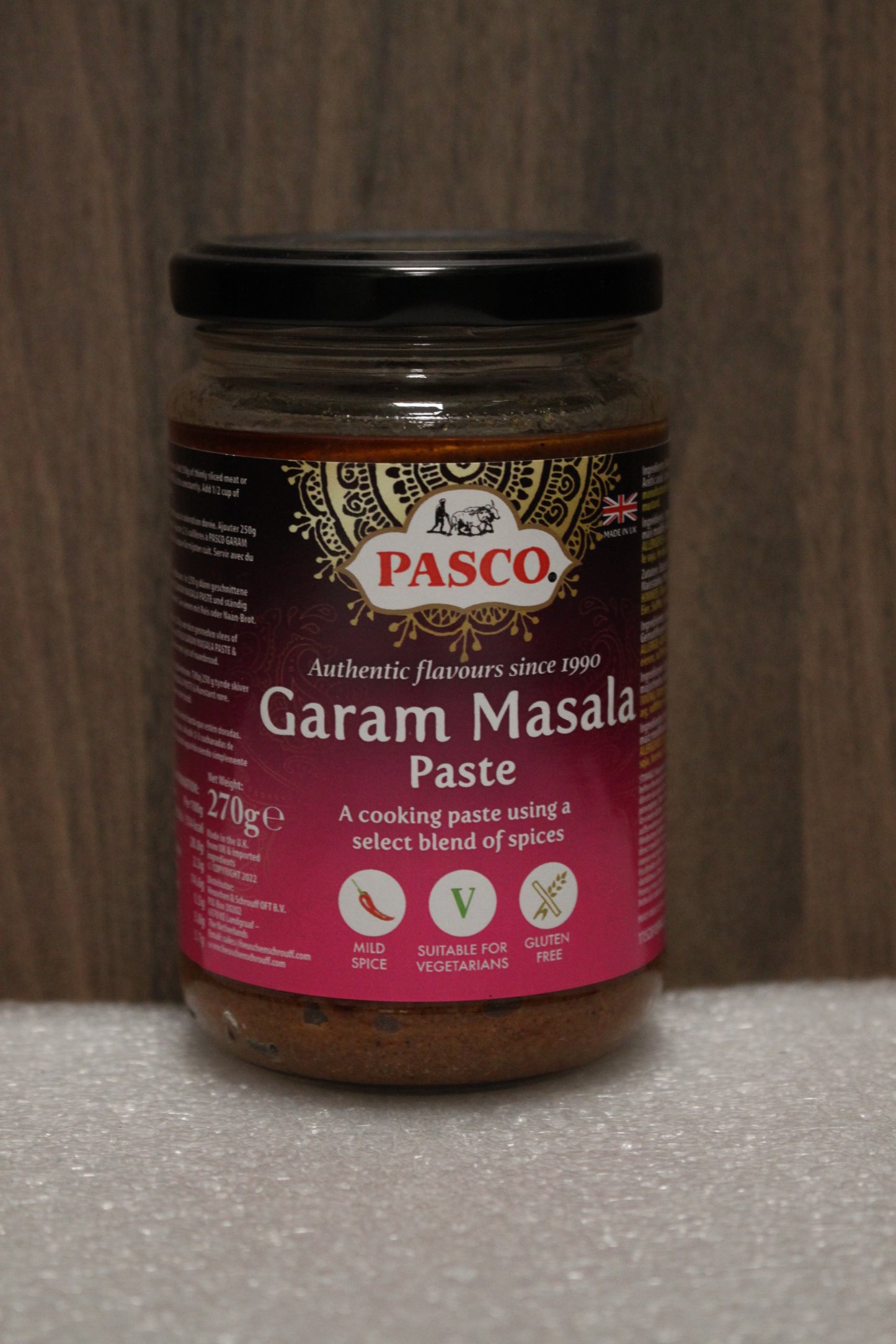 PASCO Garam Masala Würzpaste 270g