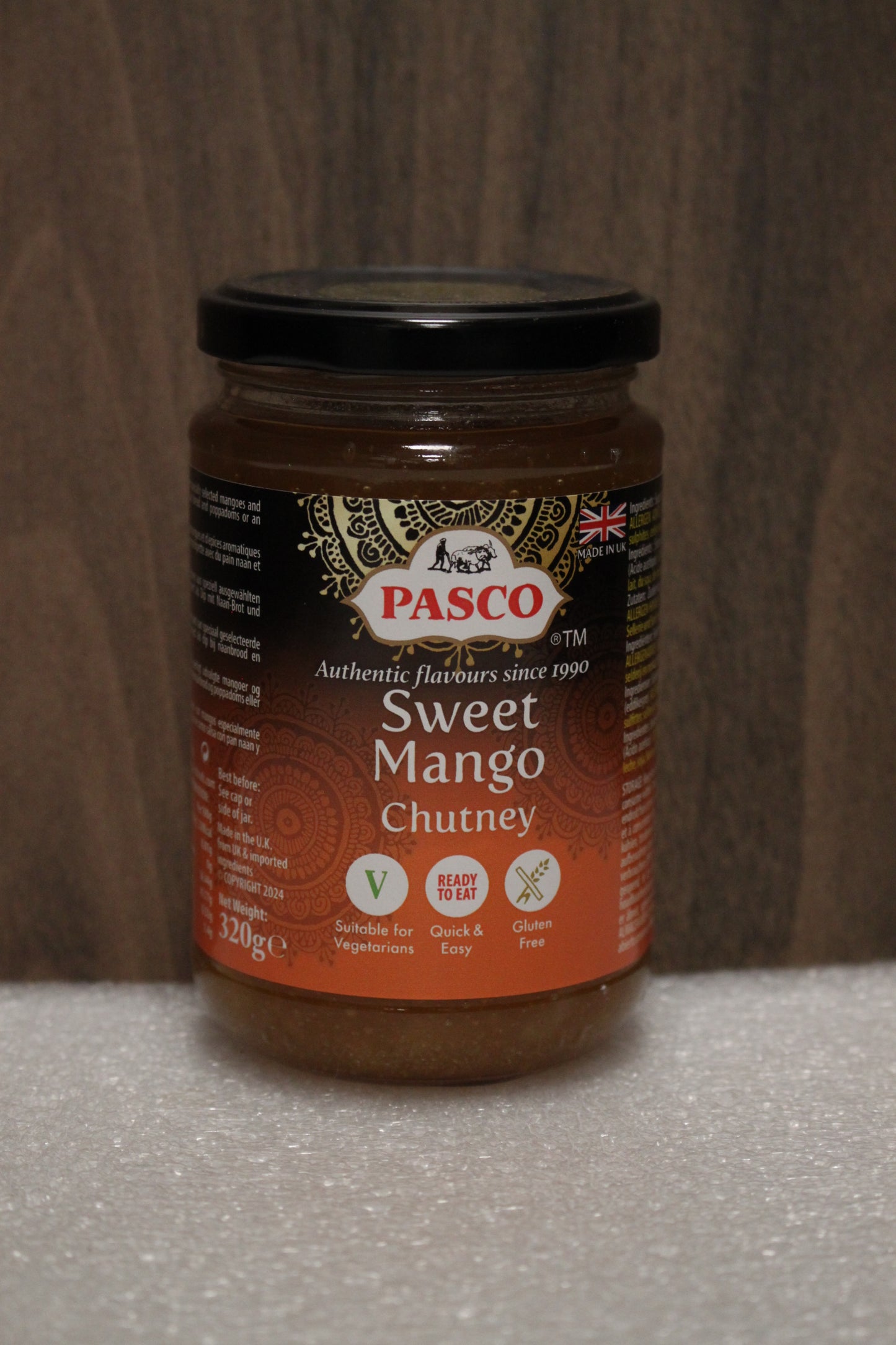 PASCO Süße Mango-Chutney 320g
