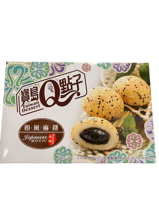 He Fong Sesame Mochi 210g - Panda-Panda Asia Shop by JEN