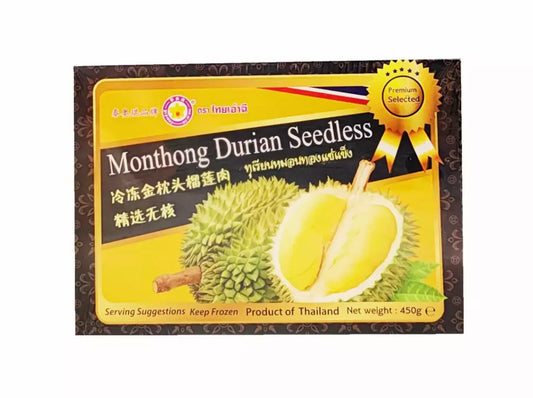 THAI AO CHI Premium kernlose Durian Monthong 450g - Panda-Panda Asia Shop by JEN