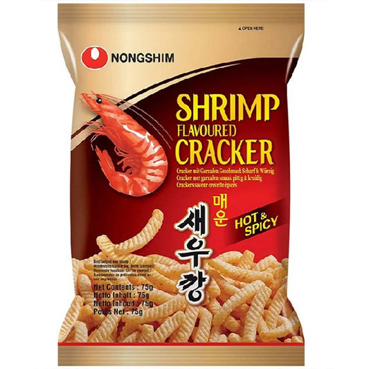 NONGSHIM Kräcker mit Garnelen Geschmack Scharf 75g - Panda-Panda Asia Shop by JEN