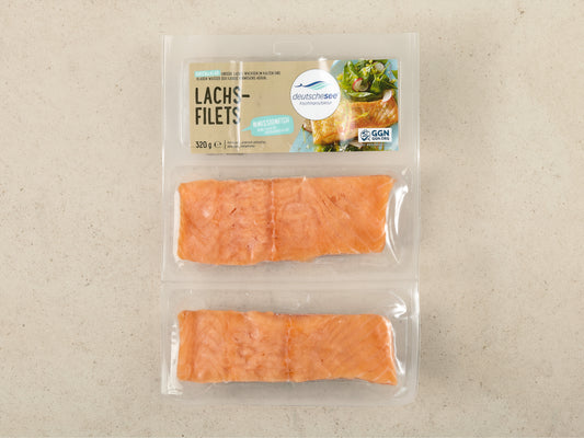 DEUTSCHE SEE Lachsfilets, BIO, 300 g - Panda-Panda Asia Shop by JEN