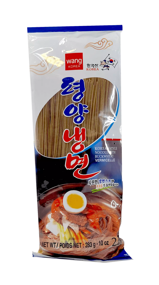 WANG Buckwheat Noodle/Cold Ndle w/Seasoning 283g - Panda-Panda Asia Shop by JEN