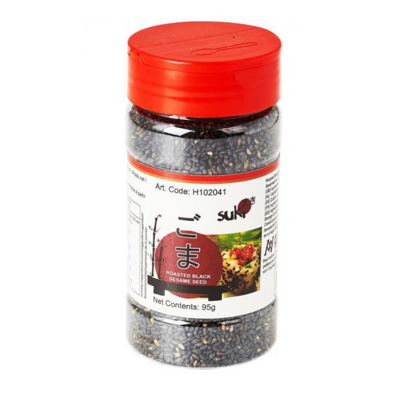 SUKI Getröstete schwarze Sesam Kerne 95g - Panda-Panda Asia Shop by JEN