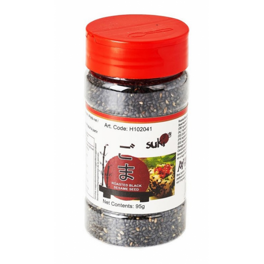 SUKI Getröstete schwarze Sesam Kerne 95g - Panda-Panda Asia Shop by JEN