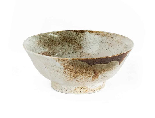RAMEN Schale | Ø21 CM Keramik | weiß-grau | H9 CM - Panda-Panda Asia Shop by JEN