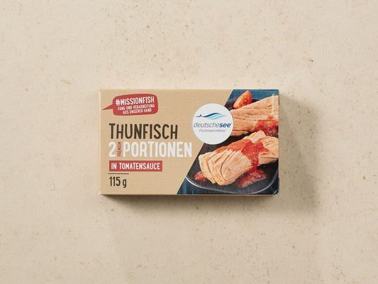 DEUTSCHE SEE Thunfisch-Filet in Tomatensauce 115g - Panda-Panda Asia Shop by JEN