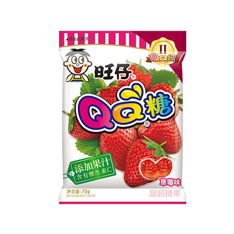 WANT WANT Gummibärchen Erdbeere 70g - Panda-Panda Asia Shop by JEN