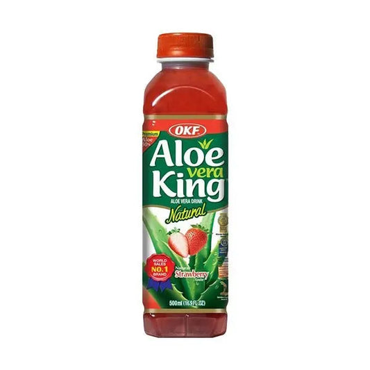 OKF Aloe Vera Getränk Erdbeer 500ml - Panda-Panda Asia Shop by JEN
