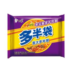 BAIXIANG BaiXiang Instant Noodle Artificial Beef with Sauerkraut Flavor 475g - Panda-Panda Asia Shop by JEN