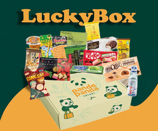Überraschungsbox asiatische Süßigkeiten