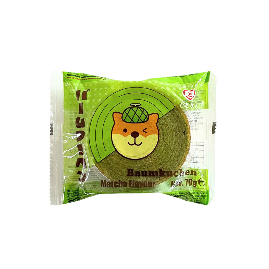 TOKIMEKI Baumkuchen Matcha Geschmack 70g - Panda-Panda Asia Shop by JEN