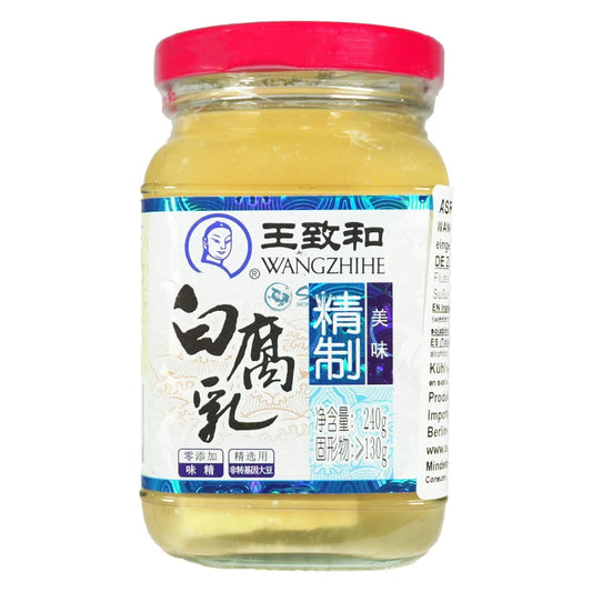 WANGZHIHE Beancurd Weisser Tofu Käse 240g - Panda-Panda Asia Shop by JEN