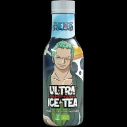 ULTRA ICE TEA Bio Eistee, One Piece, Zoro, Pfirsich 330ml - Panda-Panda Asia Shop by JEN