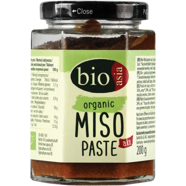 BIOASIA Bio Miso-Suppenpaste (Aka) 200g - Panda-Panda Asia Shop by JEN