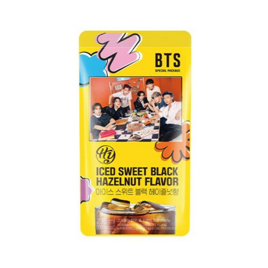 HY BTS Eissüßer schwarzer Haselnusskaffee 230ml - Panda-Panda Asia Shop by JEN