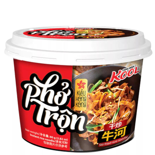 CUNG DINH Instant gebratene Nudeln, schwarze Sojasauce Geschmack 80g - Panda-Panda Asia Shop by JEN