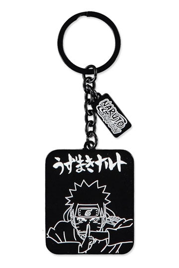 Naruto Shippuden Metall Schlüsselanhänger Naruto Line Art - Panda-Panda Asia Shop by JEN