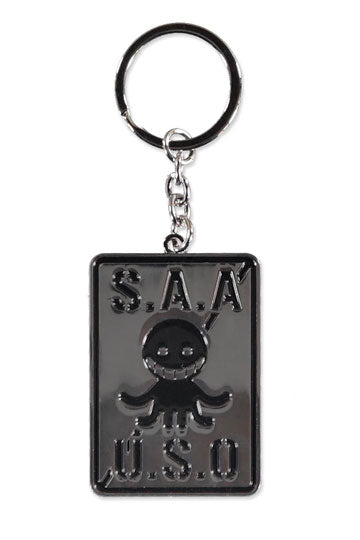 Assassination Classroom Metall Schlüsselanhänger S.A.A.U.S.O - Panda-Panda Asia Shop by JEN