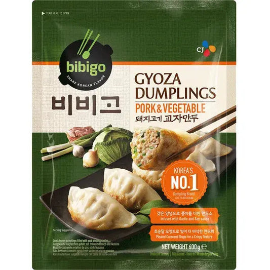 BIBIGO Dumpling Schweinefleisch & Gemüse 0.6kg - Panda-Panda Asia Shop by JEN