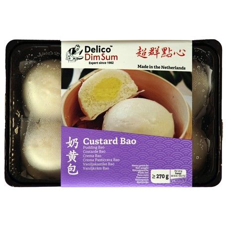 DELICO Custard Bun 6 STK 500g - Panda-Panda Asia Shop by JEN