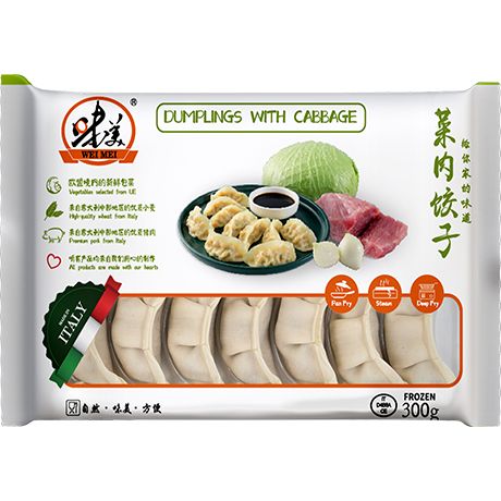 WEI MEI Dumpling mit Kohl und Schweinefleisch 300g - Panda-Panda Asia Shop by JEN