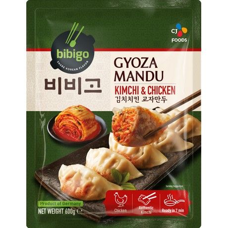 BIBIGO Mandu Kimchi & Hühnchen 600g - Panda-Panda Asia Shop by JEN