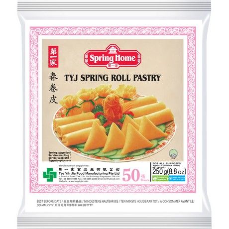 SPRING HOME Frühlingsrollenteig 125/50 1kg - Panda-Panda Asia Shop by JEN