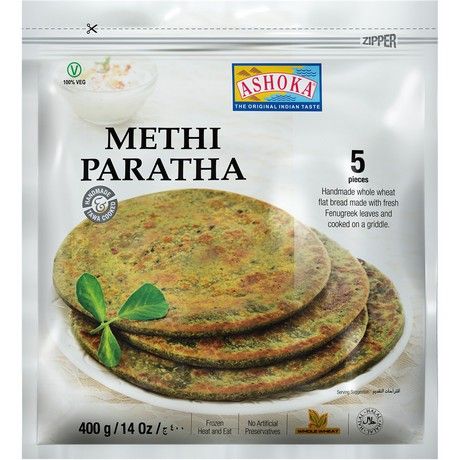 ASHOKA Methi Paratha 400g - Panda-Panda Asia Shop by JEN