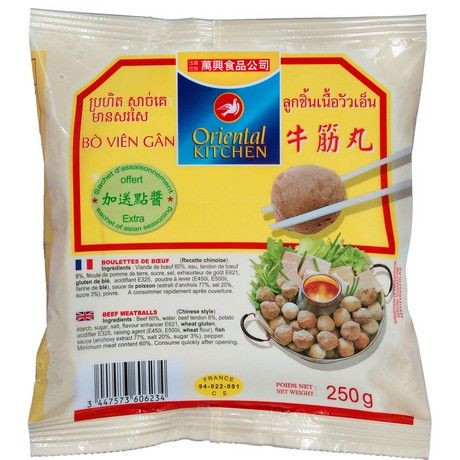 ORIENTAL KITCHEN Rindfleischbällchen Chinesischer Art 250g - Panda-Panda Asia Shop by JEN