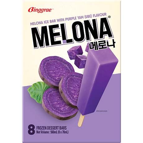 BINGGRAE Melona Taroeis am Stiel 0.56kg - Panda-Panda Asia Shop by JEN