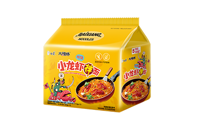 BAIXIANG BaiXiang Artificial Crawfish Flavored Stir Fried Noodle 565g - Panda-Panda Asia Shop by JEN