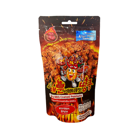 KHAO SHONG Erdnüsse mit Spicy BBQ Geschmack 80g - Panda-Panda Asia Shop by JEN