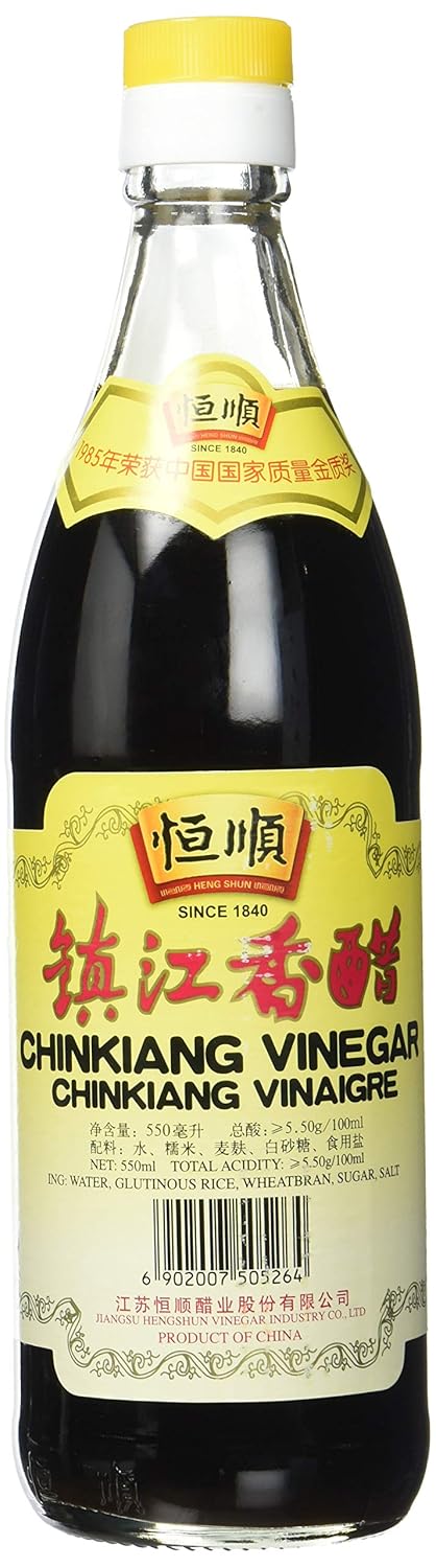 HENG SHUN Essig Schwarzer Chinkiang 0.55l - Panda-Panda Asia Shop by JEN