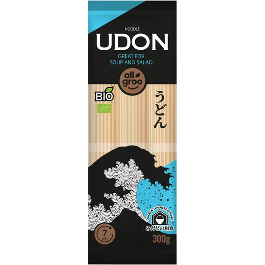 ALLGROO Bio Weizennudeln, Udon 300g - Panda-Panda Asia Shop by JEN