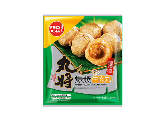 WJ Rindbällchen mit Hähnchen Füllung 300g