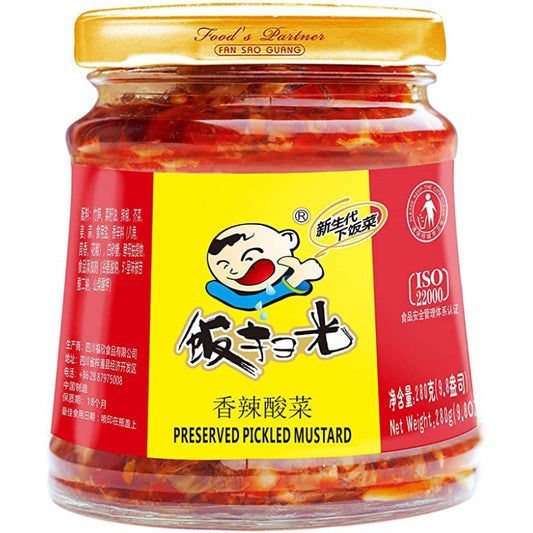 FSG FSG Preserved Pickled Mustard 280g - Panda-Panda Asia Shop by JEN