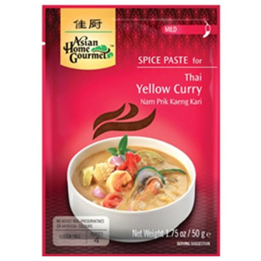 AHG Gelbes Thai Curry Würzpaste 50g - Panda-Panda Asia Shop by JEN