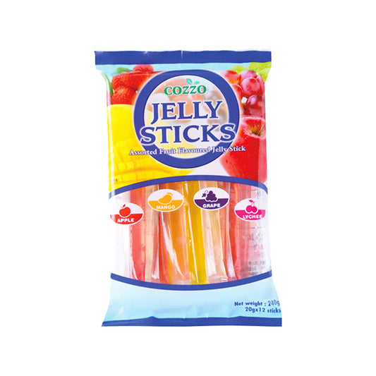 COZZO Gelee Stäbchen Fruchtgeschmack 240g - Panda-Panda Asia Shop by JEN