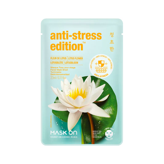 MASK ON Gesichtsmaske mit Lotusblume, anti-stress Tuchmaske - Panda-Panda Asia Shop by JEN