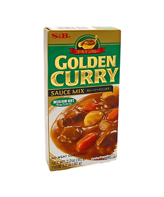S&B Golden Curry medium scharf 92g - Panda-Panda Asia Shop by JEN
