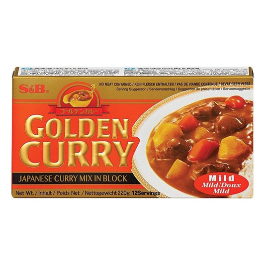 S&B Golden Curry mild 220g - Panda-Panda Asia Shop by JEN