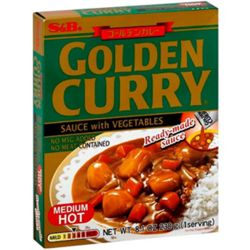 S&B Golden Curry Soße mit Gemüse medium scharf 230g - Panda-Panda Asia Shop by JEN