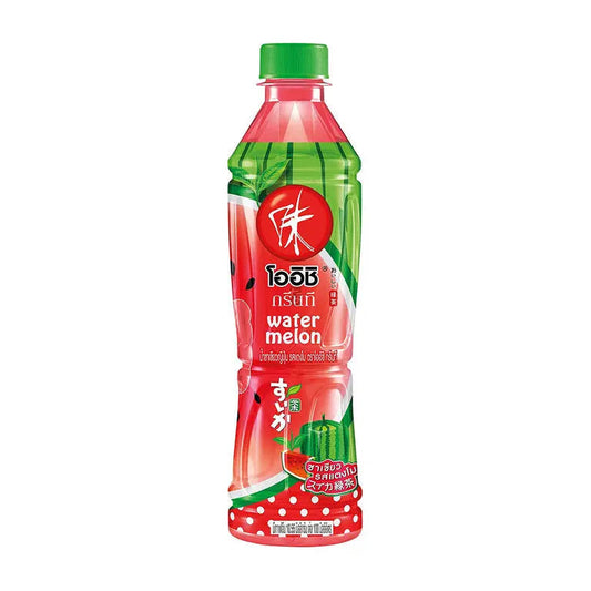 OISHI Grüner Tee Getränk Wassermelone 380ml - Panda-Panda Asia Shop by JEN