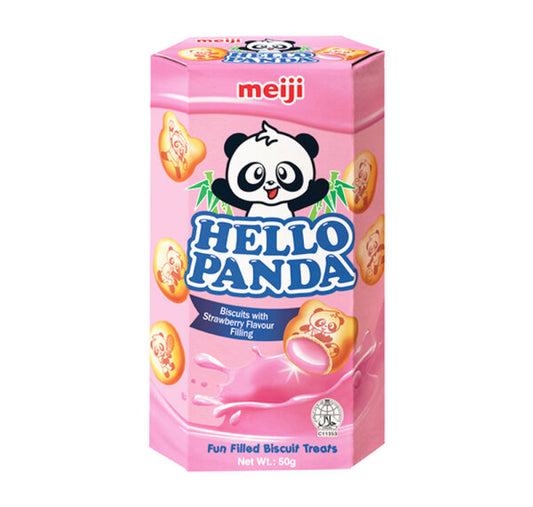 MEIJI HELLO PANDA Hello Panda Kekse Erdbeerfüllung 50g - Panda-Panda Asia Shop by JEN