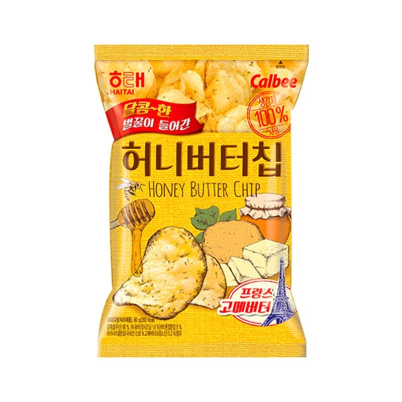 HAITAI Honig-Butter-Chips 60g - Panda-Panda Asia Shop by JEN